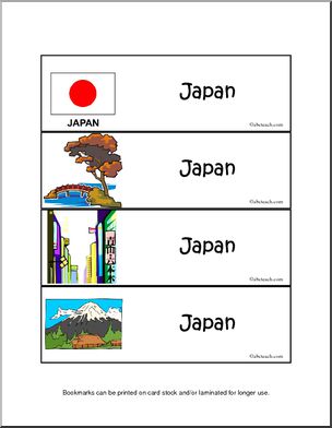 Bookmarks: Japan (color)