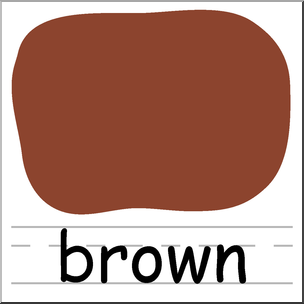 Clip Art: Colors: Brown