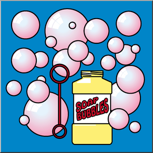 Clip Art: Bubbles 1 Color