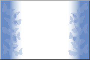Clip Art: Butterfly Background 02 Blue