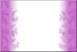 Clip Art: Butterfly Background 02 Lilac
