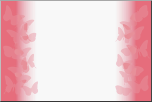Clip Art: Butterfly Background 02 Rose