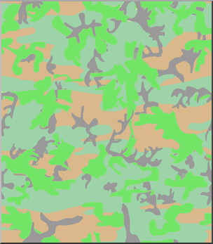 Clip Art: Tile Pattern: Camouflage 25%