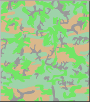 Clip Art: Tile Pattern: Camouflage 25% Low Resolution