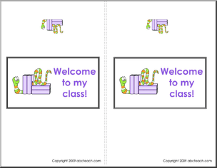 Candy Wrapper: Welcome to my class!