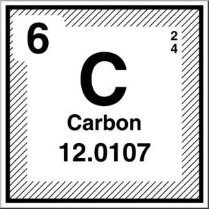 Clip Art: Elements: Carbon B&W