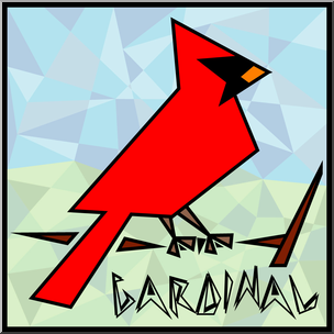 Clip Art: Cardinal Color