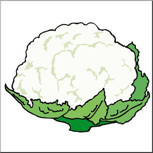 Clip Art: Cauliflower Color