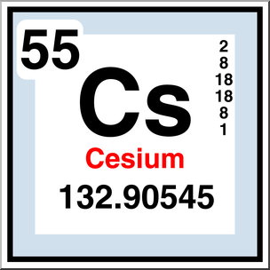 Clip Art: Elements: Cesium Color