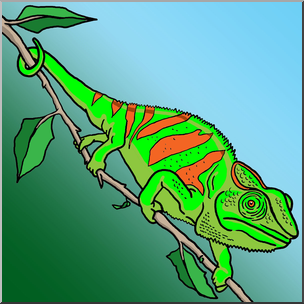 Clip Art: Chameleon Color