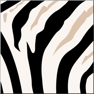 Clip Art: Animal Patterns: Chapman’s Zebra Color