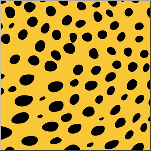 Clip Art: Animal Patterns: Cheetah Color