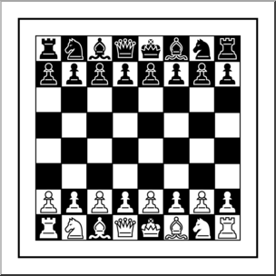 Clip Art: Chess B&W 2