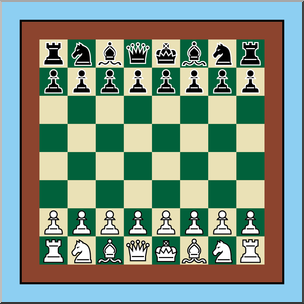 Clip Art: Chess Color