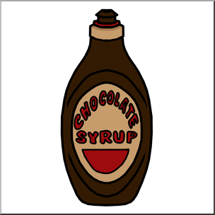 Clip Art: Chocolate Syrup Color
