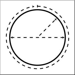 Clip Art: Shapes: Circle Geometry B&W