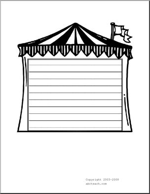 Shapebook: Circus Tent (blank)