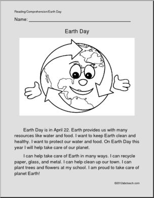 Color and Read: Earth Day (primary)