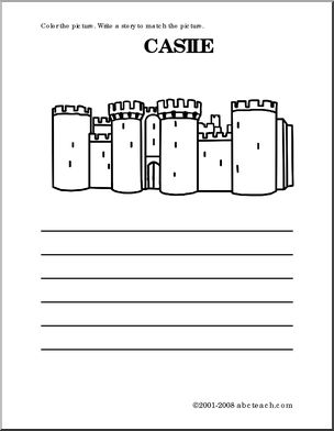 Castle (primary) Color and Write