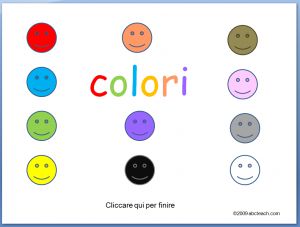 Italian: PowerPoint Interactive–Colori