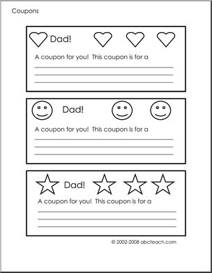 Gift: Coupons (primary/elementary)