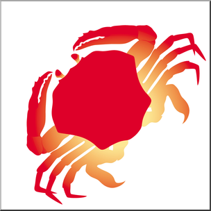 Clip Art: Crab Color 1