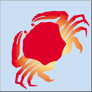 Clip Art: Crab Color 2