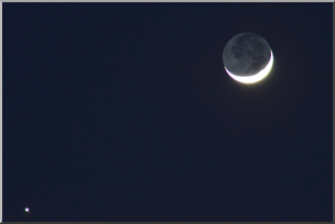 Photo: Crescent Moon and Venus 01 HiRes