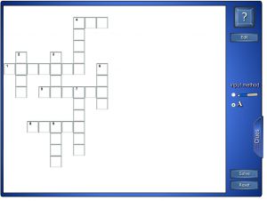 Interactive: Notebook: Crossword Puzzle: August (elementary)