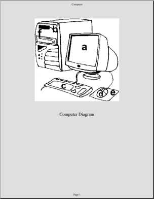 Diagram: Computer (Unlabeled)