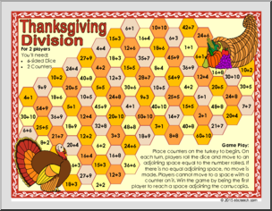 Thanksgiving – Division Math Game