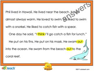Interactive: Notebook: Phonics: Dolch Set 5: Identify the Words