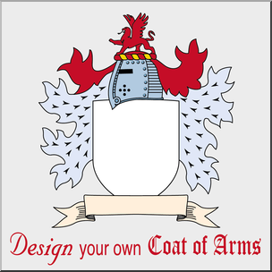 Clip Art: DYO Coat of Arms – Color