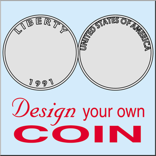Clip Art: DYO Coin Color