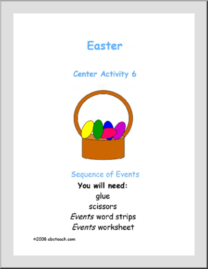 Learning Center: Easter – Story Sequencing
