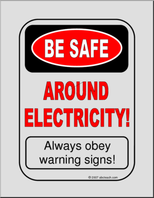 Posters: Electric Safety (primary/elem)