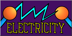 Clip Art: Electricity Color