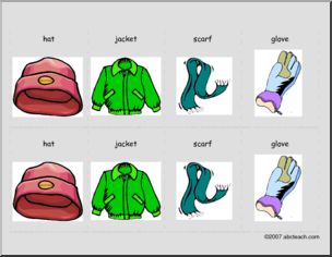 Game: Clothing Pair/Matching Game, Elementary (ESL)