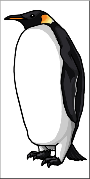 Clip Art: Penguin: Emperor Color 2