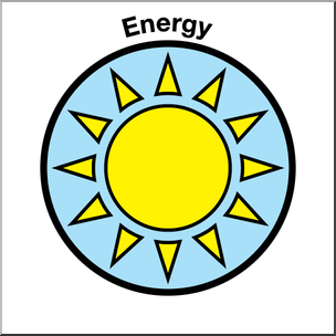 Clip Art: Soil Ecology Icons: Energy Color