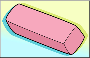 Clip Art: Eraser 2 Color 1