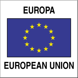Clip Art: Flags: European Union Color