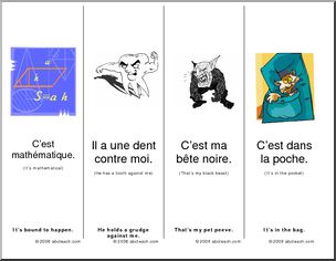 French: Bookmarks – expressions 3