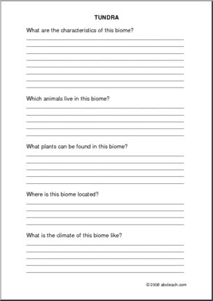 Fact Sheet Form: Tundra