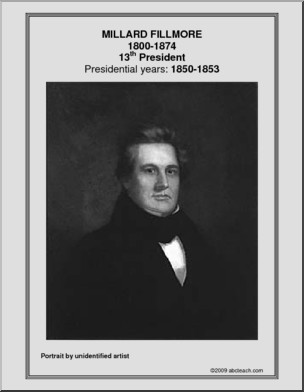 Poster: 13th President – Millard Filmore