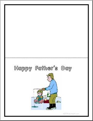 Greeting Card: Happy Father’s Day (fishing)