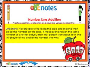 FlipChart Math – Number Line Addition Game Interactive