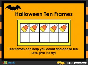 Interactive: Flipchart: Math – Halloween Ten Frames