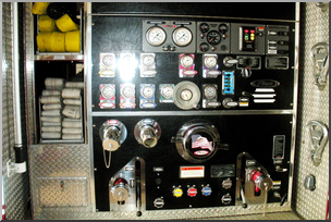 Photo: Fire Truck Pumper Controls 01 HiRes