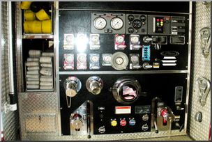 Photo: Fire Truck Pumper Controls 01 LowRes